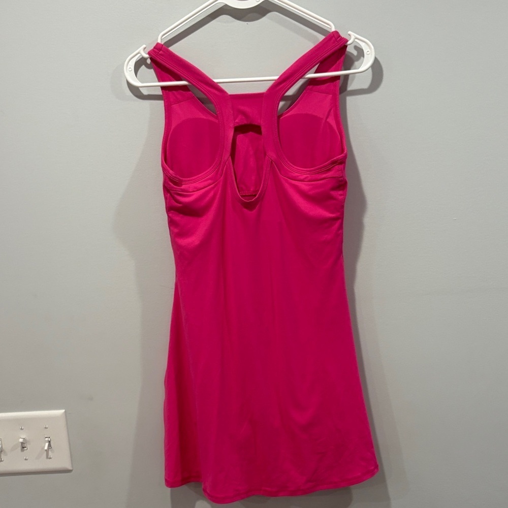 Vibrant Pink Sleeveless romper - Picture 4 of 7